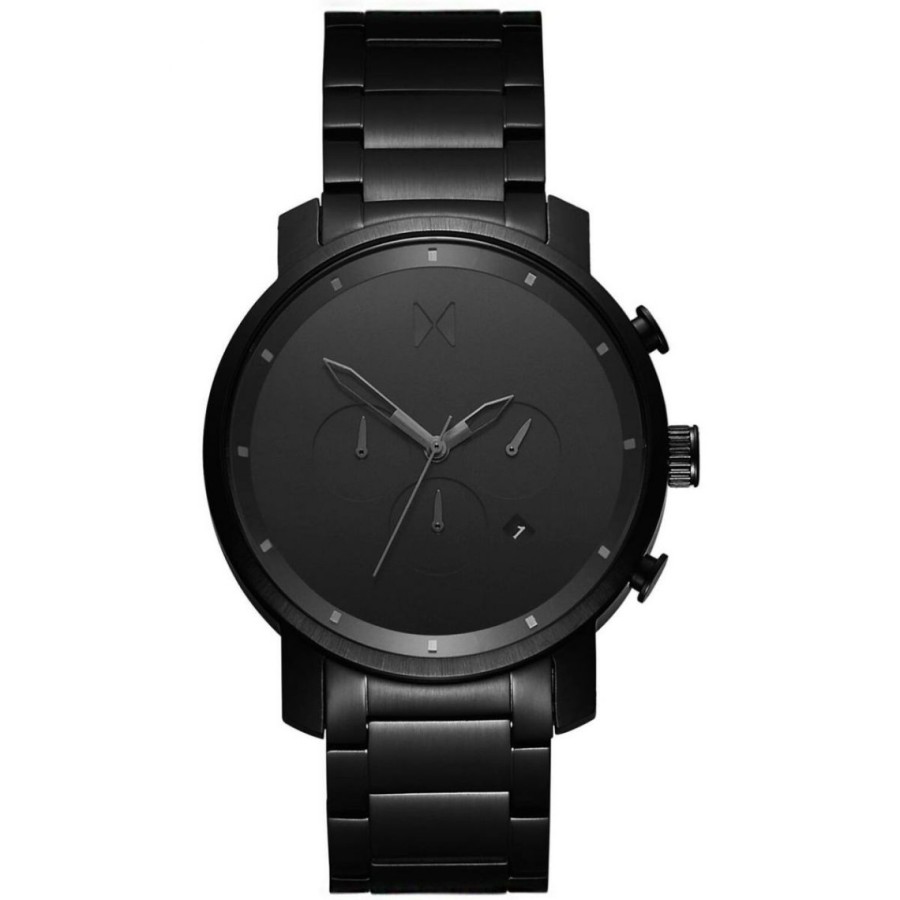 Montre Homme MVMT  | Montre Mvmt D-Mc01Bb - Montre Chronographe Acier Noir Homme