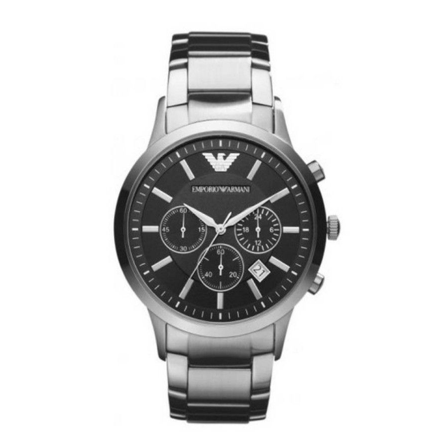 Montre Homme Emporio Armani  | Montre Emporio Armani Ar2434 - Montre Argent Acier Homme